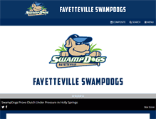 Tablet Screenshot of goswampdogs.com